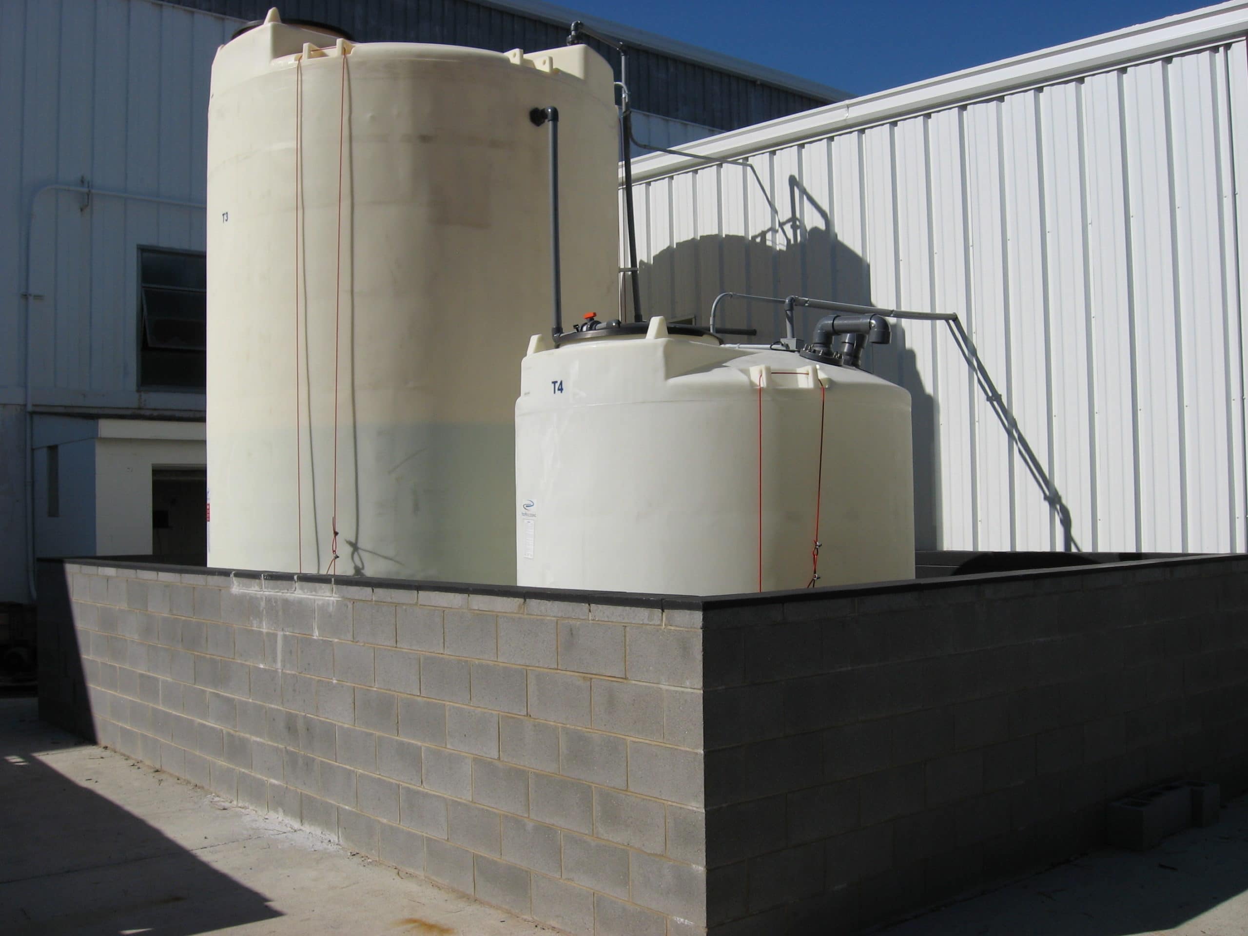 Waste Treatment Storage Tanks